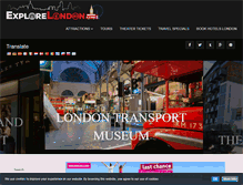 Tablet Screenshot of explorelondon.co.uk